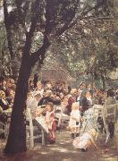 Max Liebermann Beer Garden in Munich (nn02) Spain oil painting reproduction